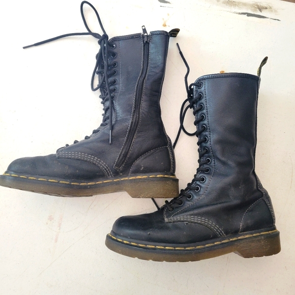 Dr. Martens Shoes - Vintage Dr. Martens Lace up Calf Height